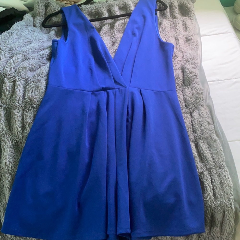 Size Large, Royal Blue Romper
